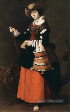  margaret tableau - St Margaret Baroque Francisco Zurbaron